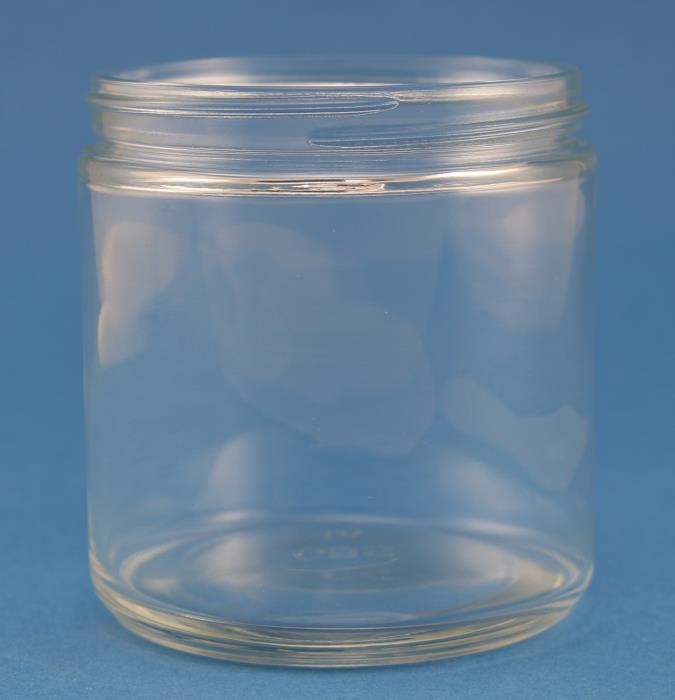 400ml Clear Simplicity Glass Jar 89mm Neck